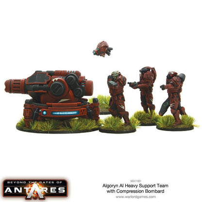 Gates of Antares: Algoryn - Algoryn AI heavy support team with Compression bombard