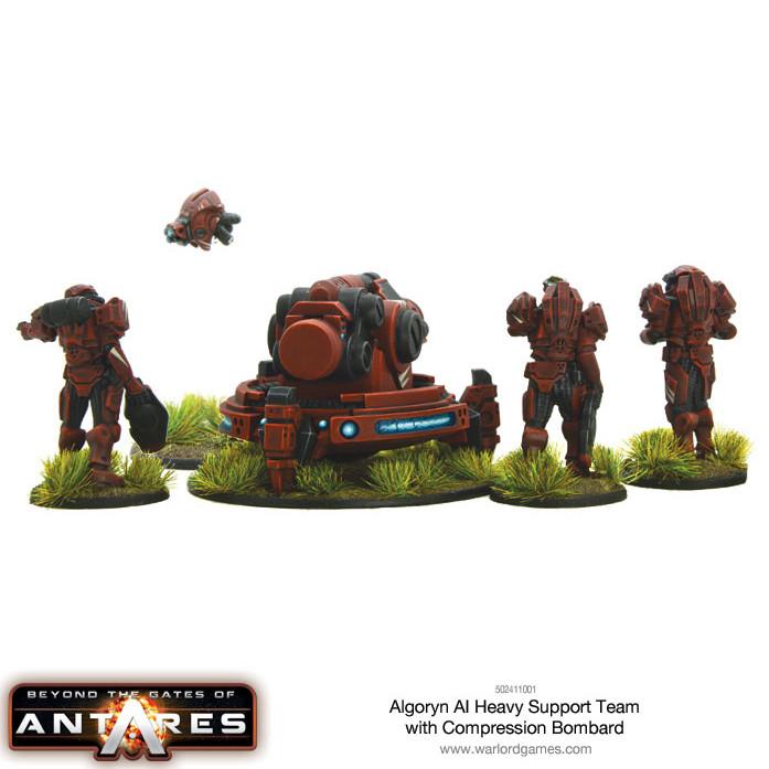 Gates of Antares: Algoryn - Algoryn AI heavy support team with Compression bombard