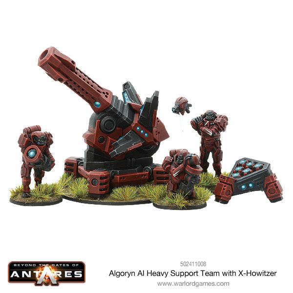 Gates of Antares: Algoryn - Algoryn AI Heavy Support Team with X-Howitzer