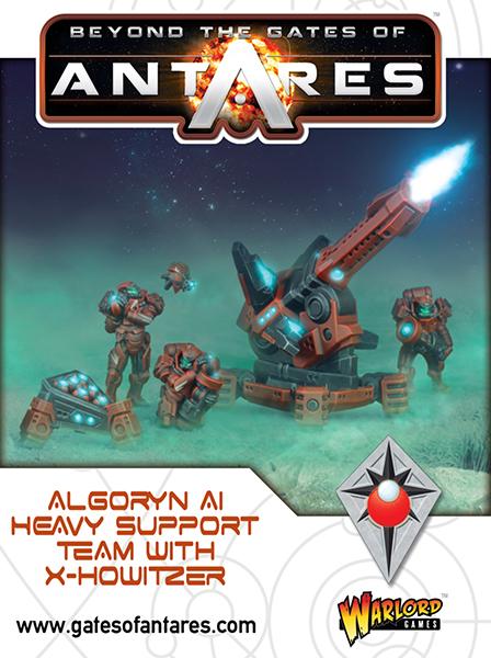 Gates of Antares: Algoryn - Algoryn AI Heavy Support Team with X-Howitzer
