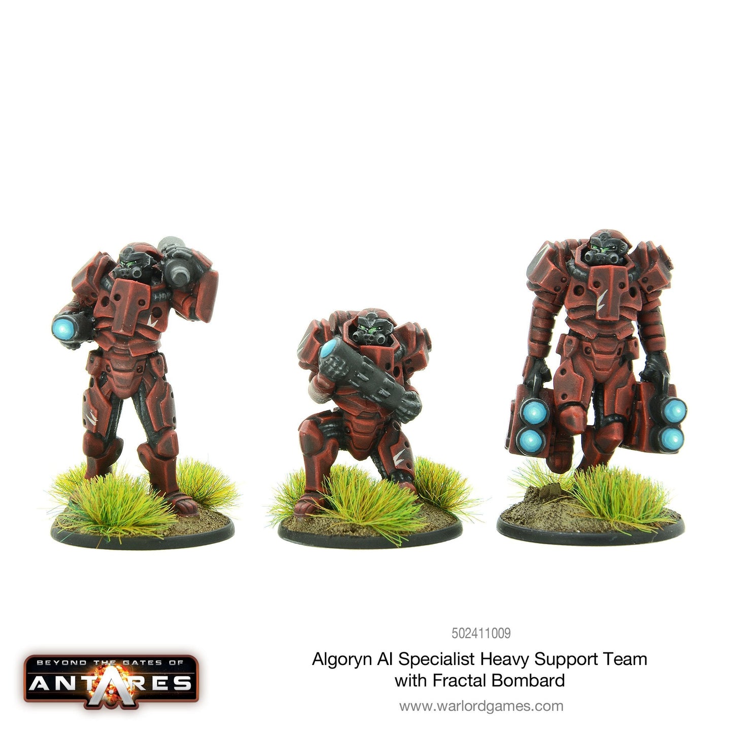 Gates of Antares: Algoryn - Algoryn AI specialist heavy support team with Fractal Bombard