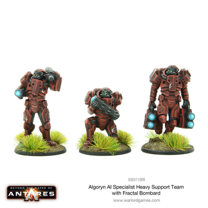 Gates of Antares: Algoryn - Algoryn AI specialist heavy support team with Fractal Bombard