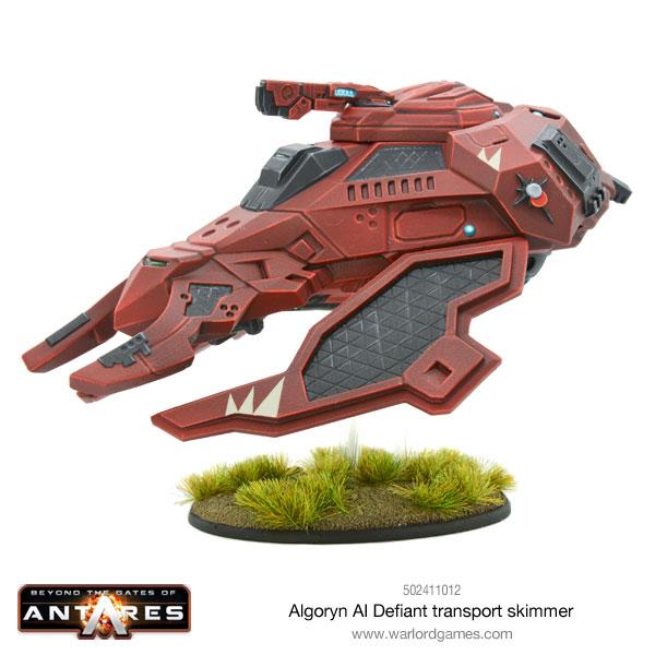 Gates of Antares: Algoryn - Algoryn AI Defiant transport skimmer