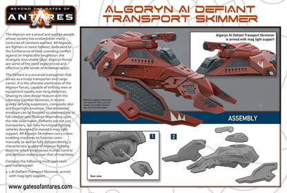 Gates of Antares: Algoryn - Algoryn AI Defiant transport skimmer