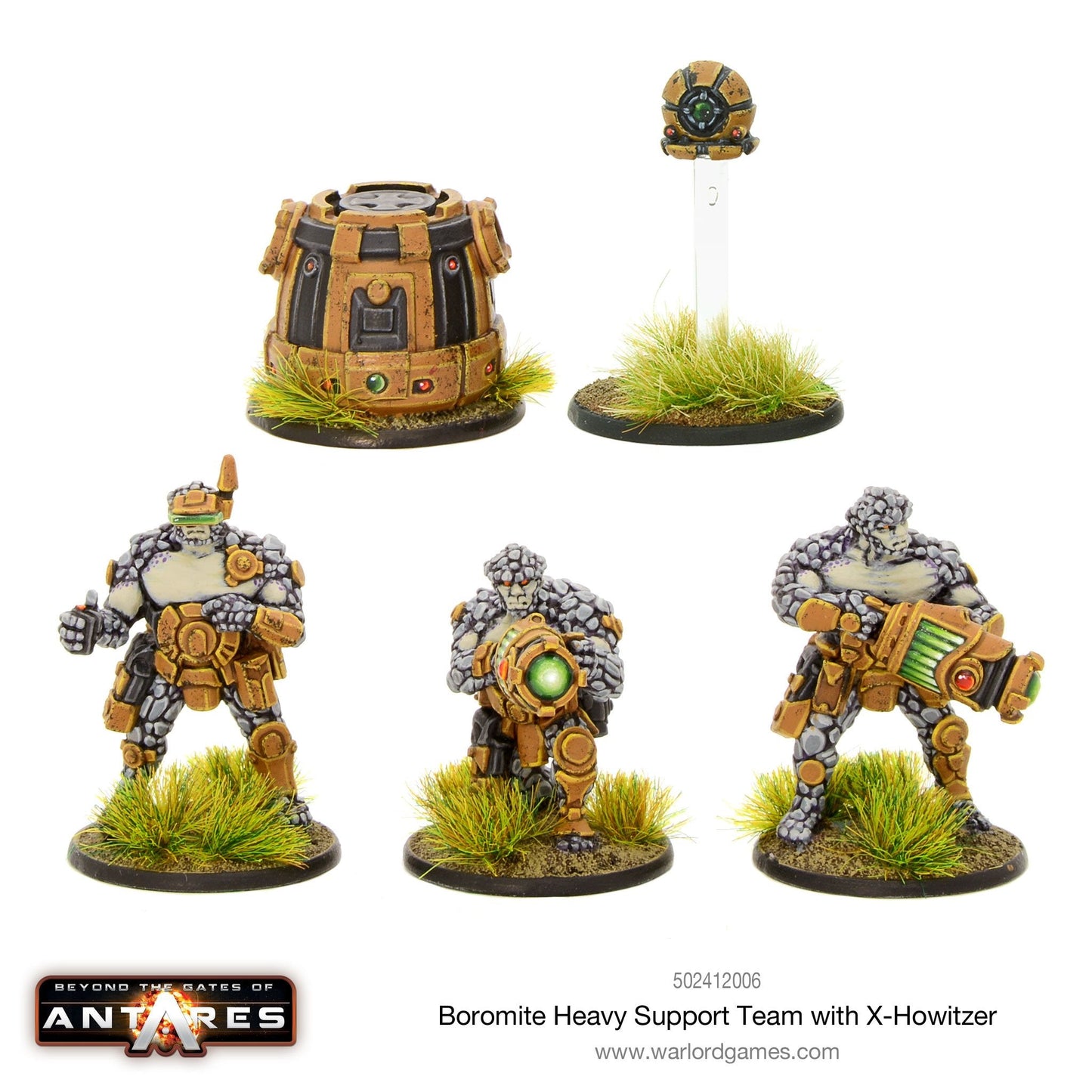 Gates of Antares: Boromite - Boromite heavy support team with X-Howitzer