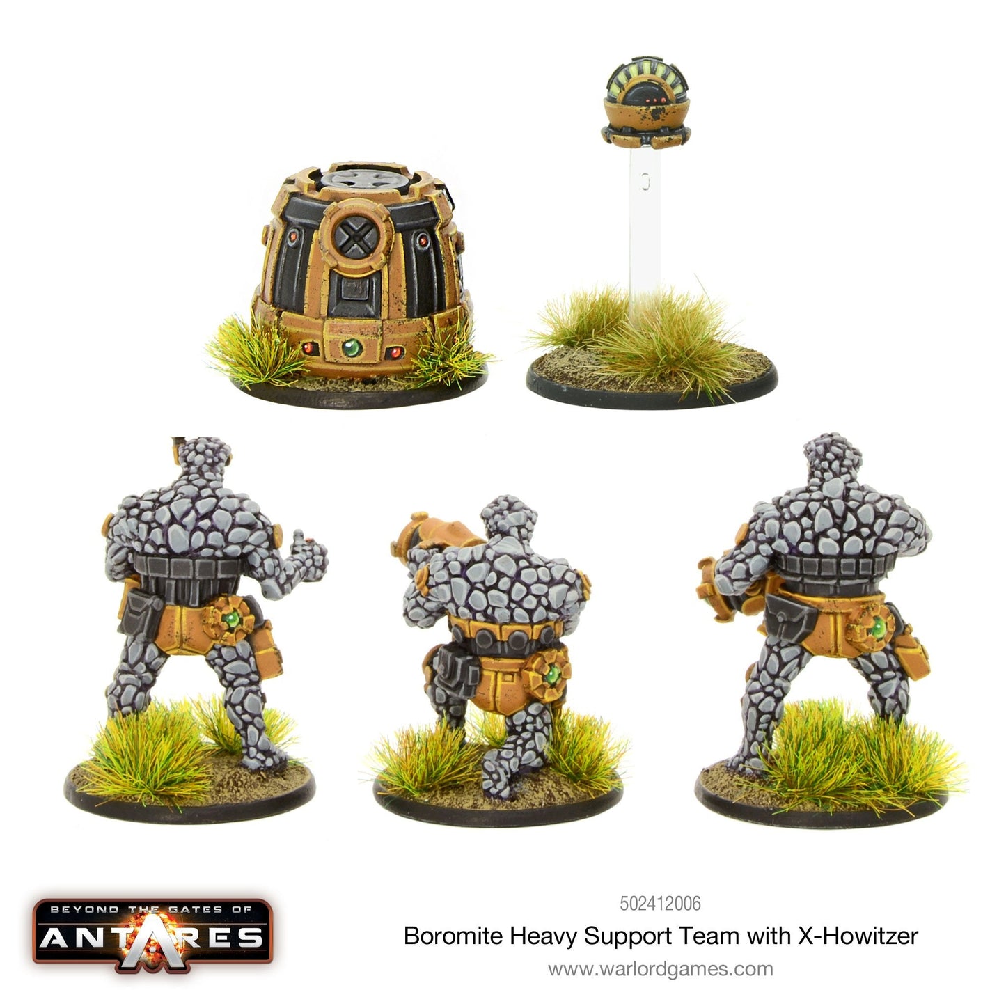Gates of Antares: Boromite - Boromite heavy support team with X-Howitzer