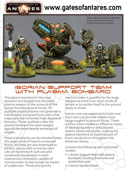 Gates of Antares: Isorian - Isorian Support team with Plasma Bombard