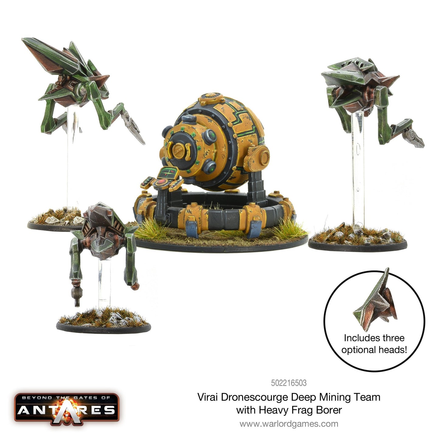 Gates of Antares: Virai - Virai Dronescourge Deep Mining Team with heavy frag borer