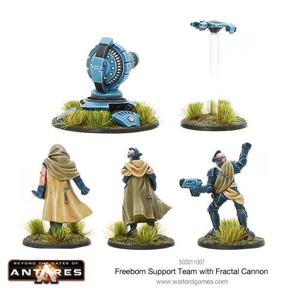 Gates of Antares: Freeborn - Freeborn Support Team with Fractal Cannon