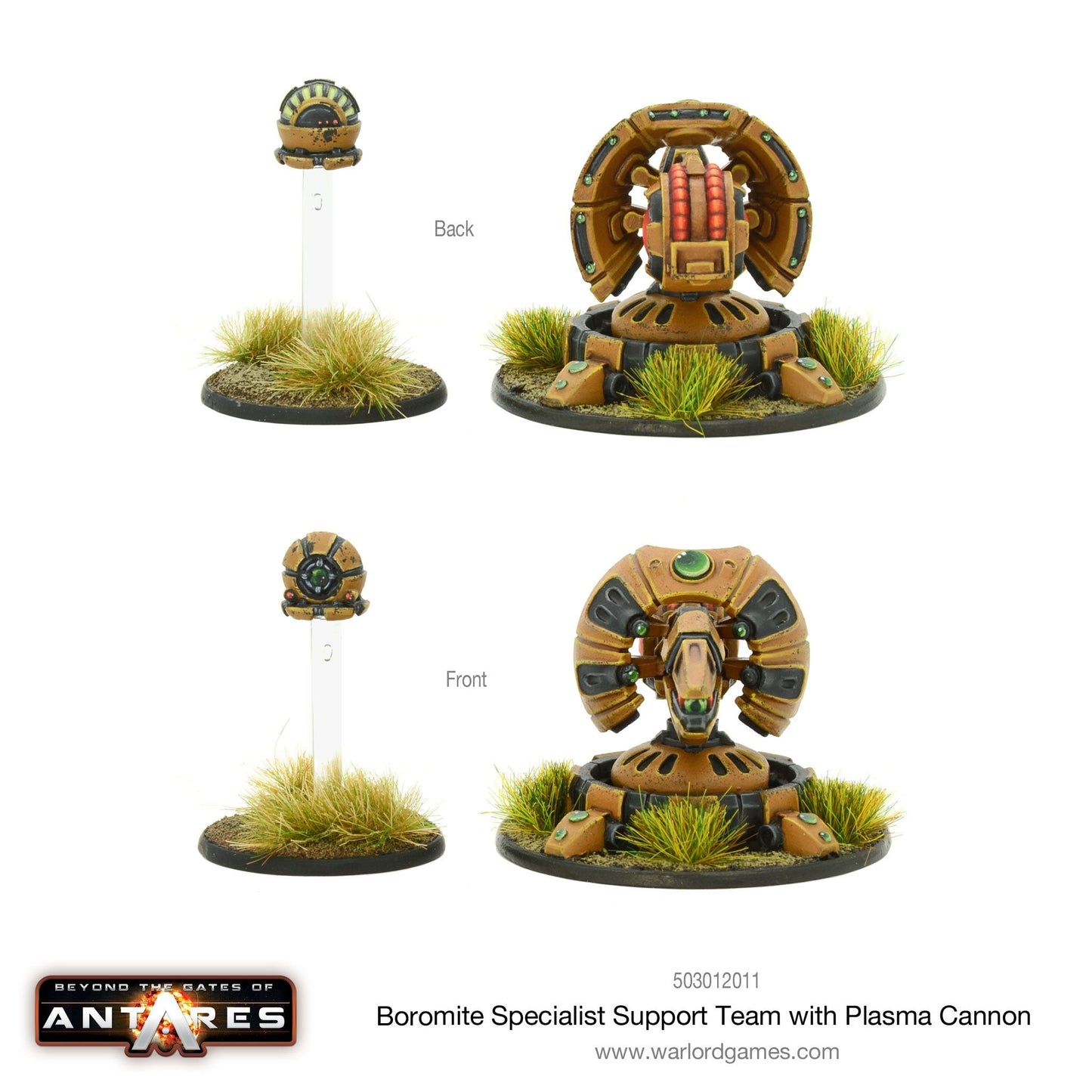 Gates of Antares: Boromite - Boromite specialist support team with plasma cannon