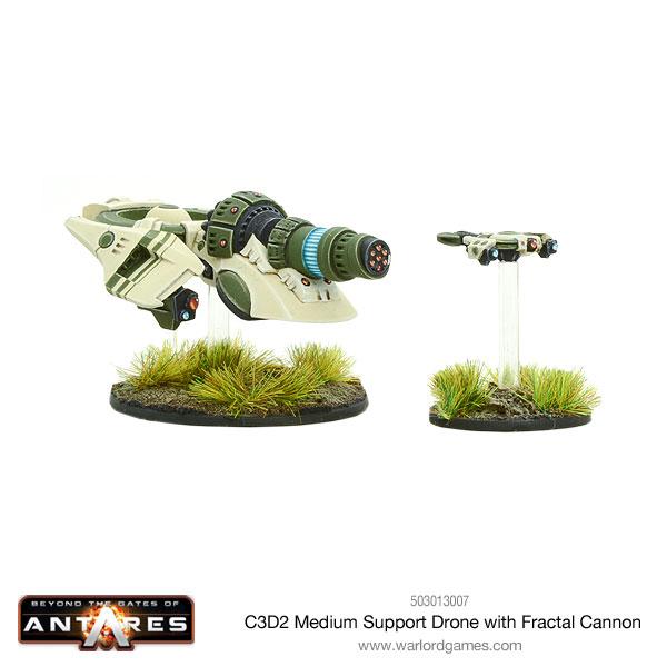 Gates of Antares: Concord - Concord C3D2 Medium Support Drone with Fractal Cannon