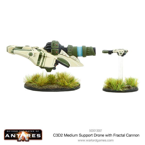 Gates of Antares: Concord - Concord C3D2 Medium Support Drone with Fractal Cannon