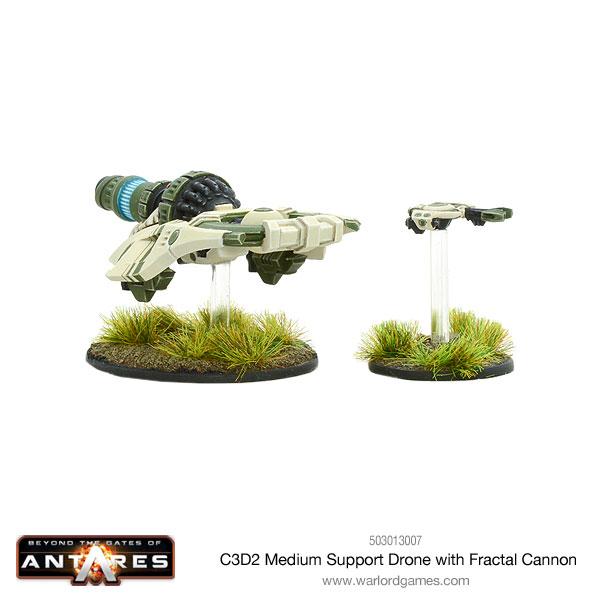 Gates of Antares: Concord - Concord C3D2 Medium Support Drone with Fractal Cannon