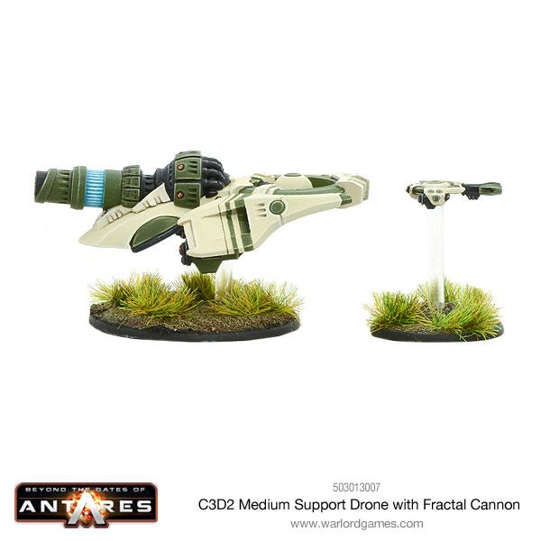 Gates of Antares: Concord - Concord C3D2 Medium Support Drone with Fractal Cannon