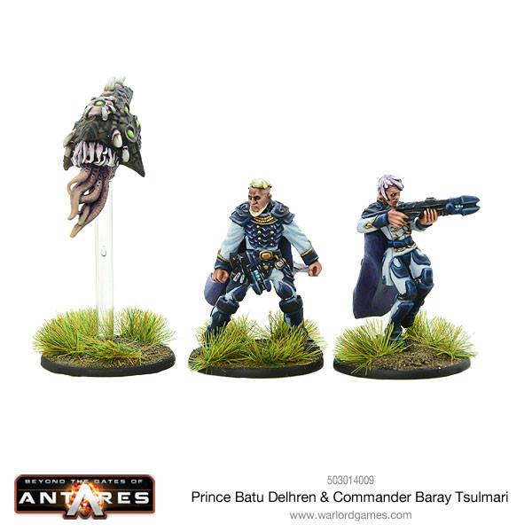Gates of Antares: Freeborn - Prince Batu Delhren & Commander Baray Tsulmari