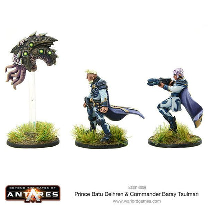 Gates of Antares: Freeborn - Prince Batu Delhren & Commander Baray Tsulmari
