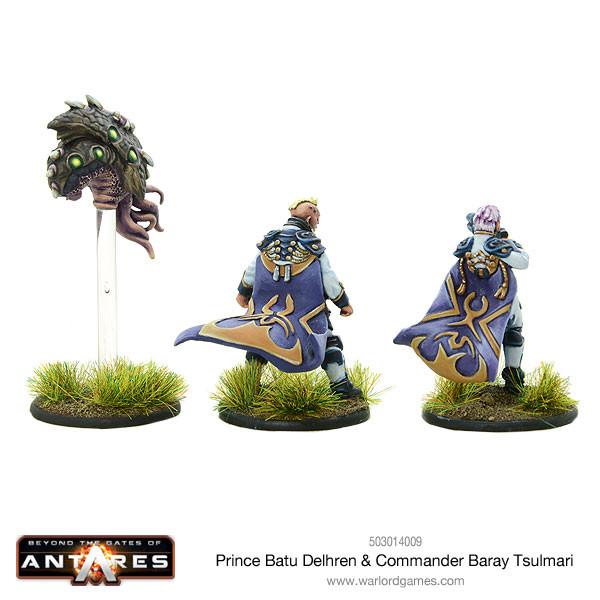Gates of Antares: Freeborn - Prince Batu Delhren & Commander Baray Tsulmari