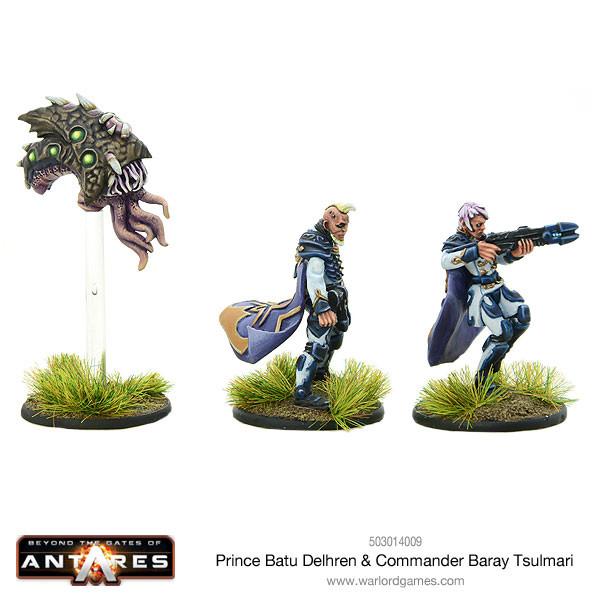 Gates of Antares: Freeborn - Prince Batu Delhren & Commander Baray Tsulmari