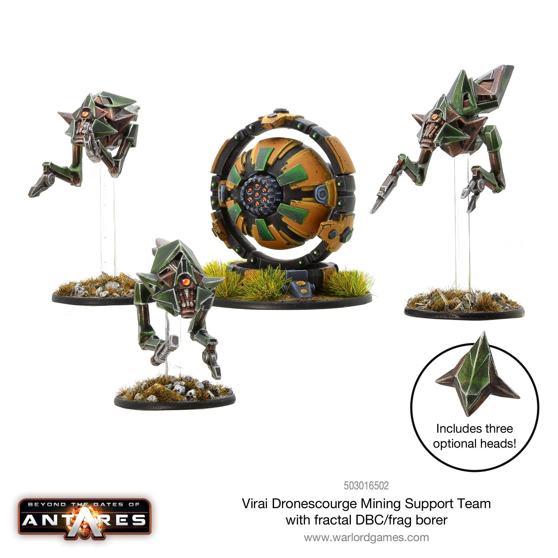Gates of Antares: Virai - Virai Dronescourge mining support team with fractal DBC/frag borer