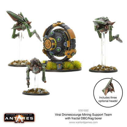 Gates of Antares: Virai - Virai Dronescourge mining support team with fractal DBC/frag borer