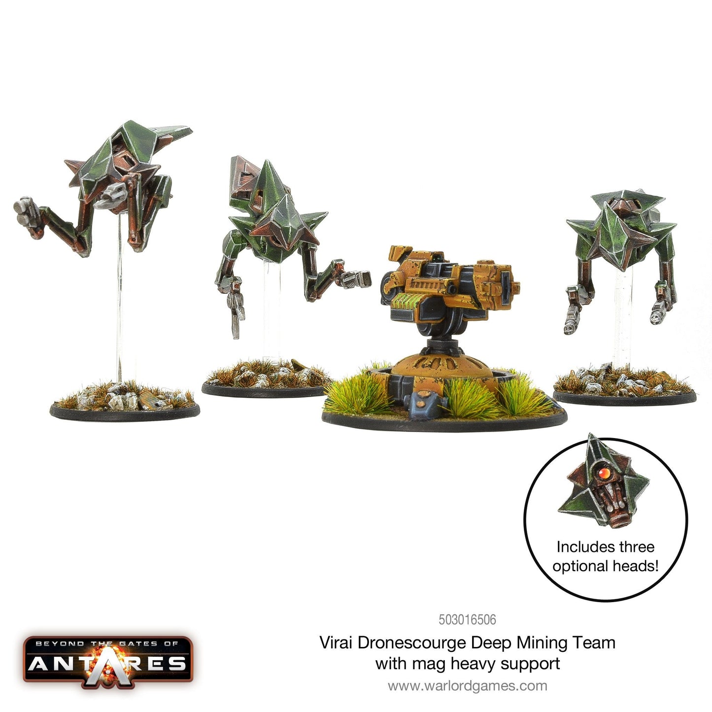 Gates of Antares: Virai - Virai Dronescourge Deep Mining Team with mag heavy support