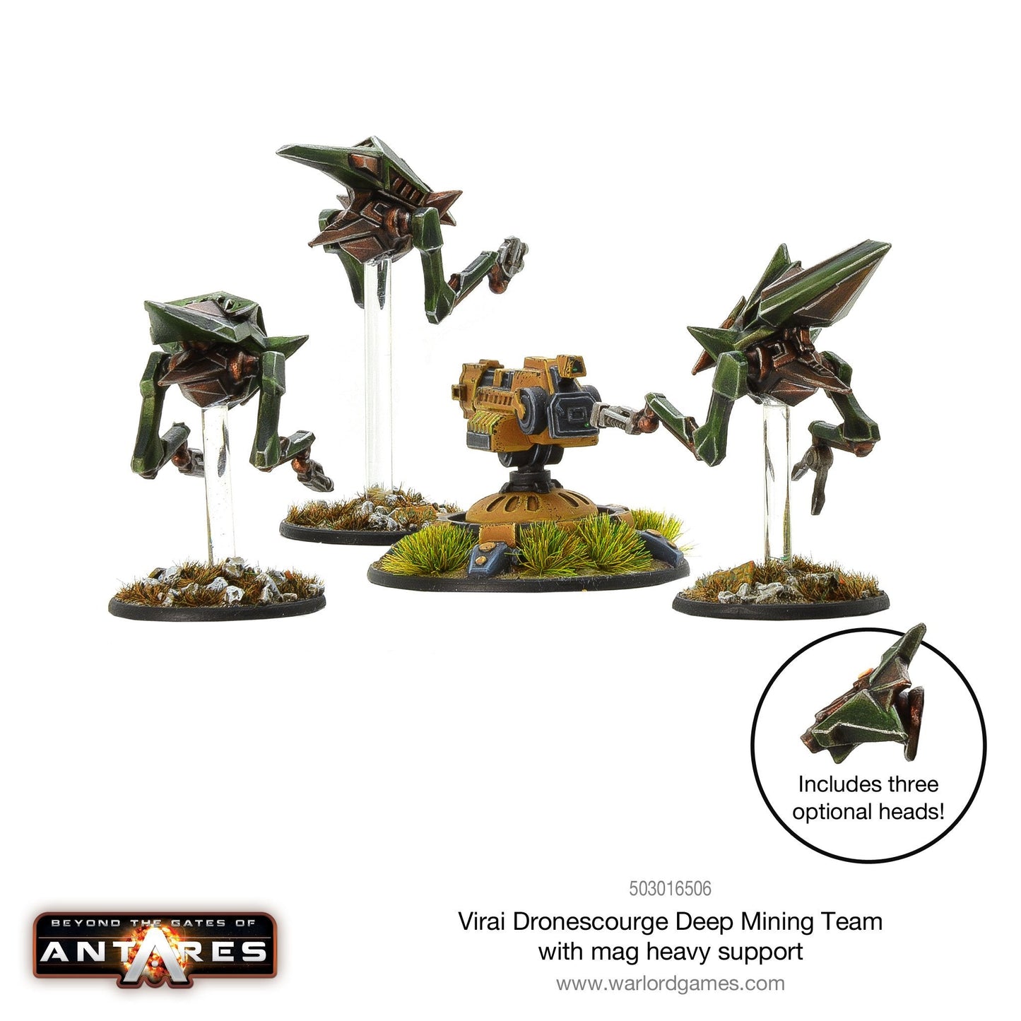 Gates of Antares: Virai - Virai Dronescourge Deep Mining Team with mag heavy support