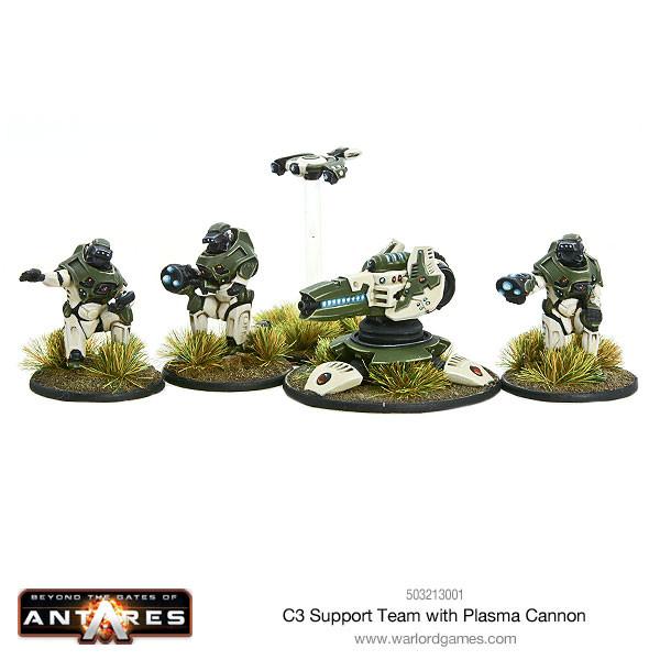 Gates of Antares: Concord - C3 Support Team with Plasma Cannon