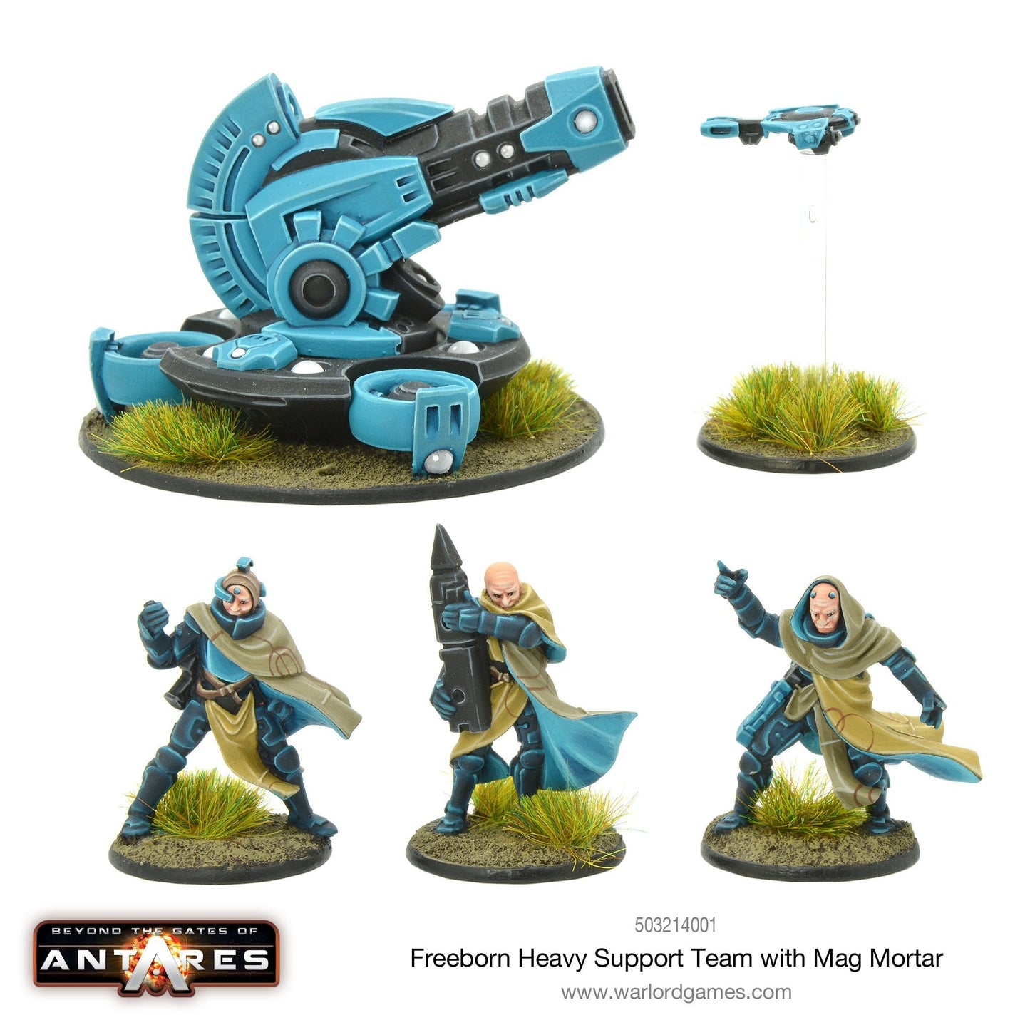 Gates of Antares: Freeborn - Freeborn Heavy Support Team with Mag Mortar