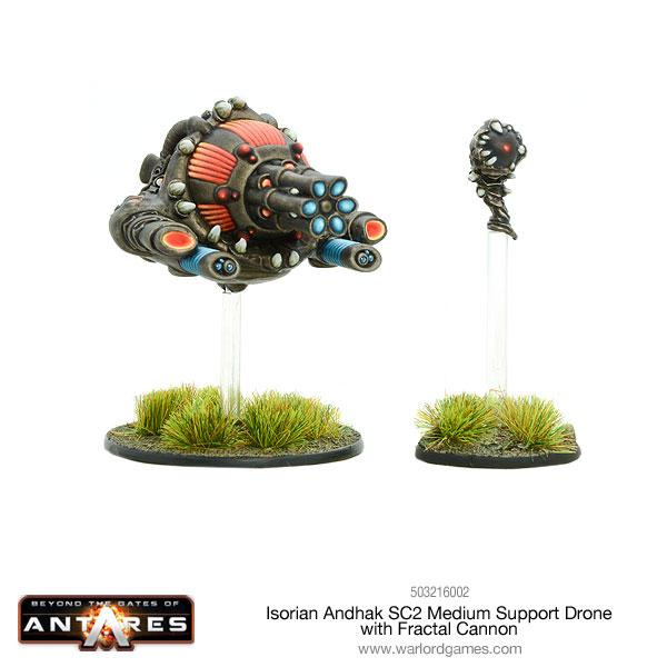 Gates of Antares: Isorian - Isorian Andhak SC2 Medium Support Drone Fractal Cannon