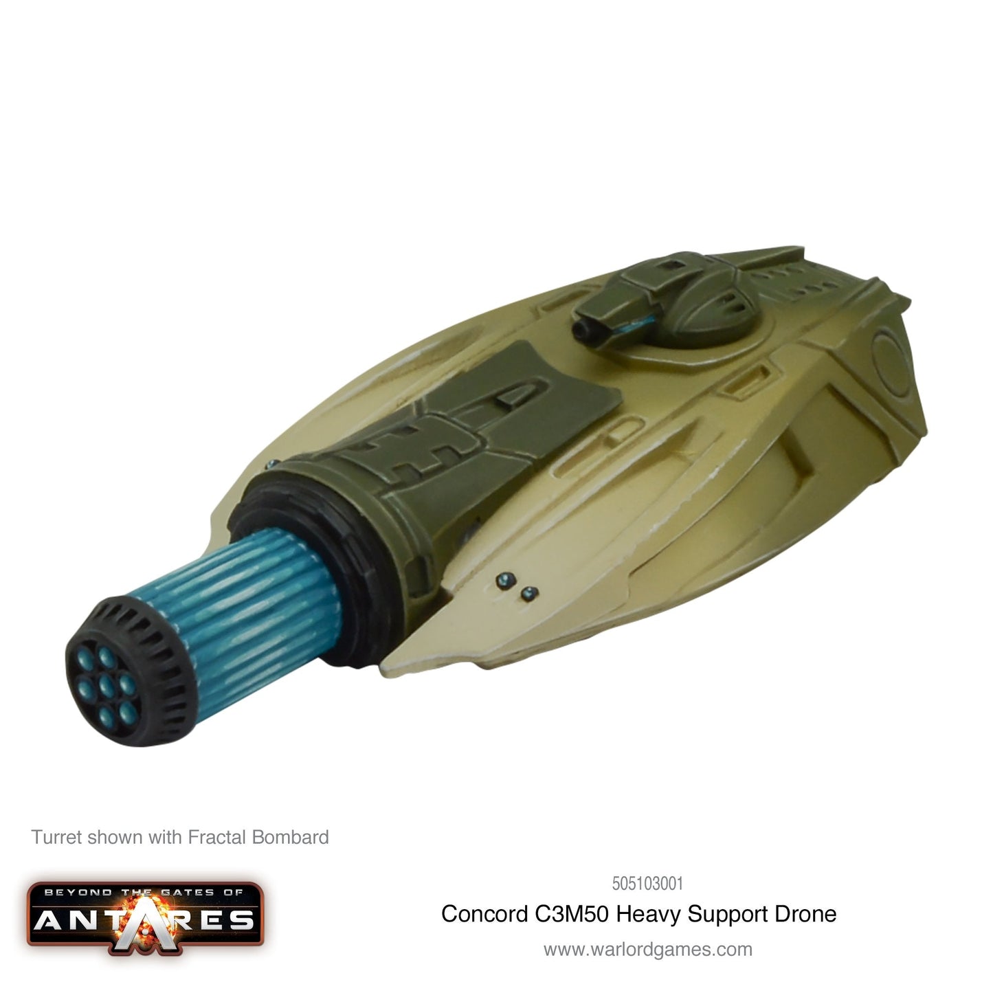 Gates of Antares: Concord - C3M50 heavy support drone turret