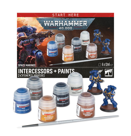 Space Marines: Intercessors + Paints