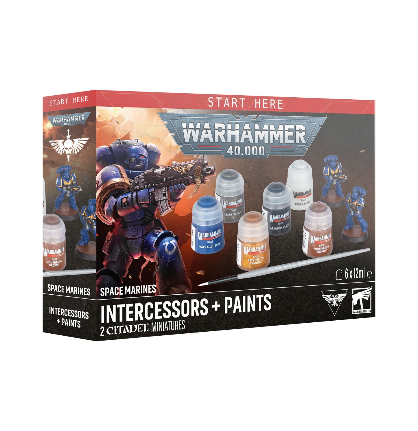 Space Marines: Intercessors + Paints