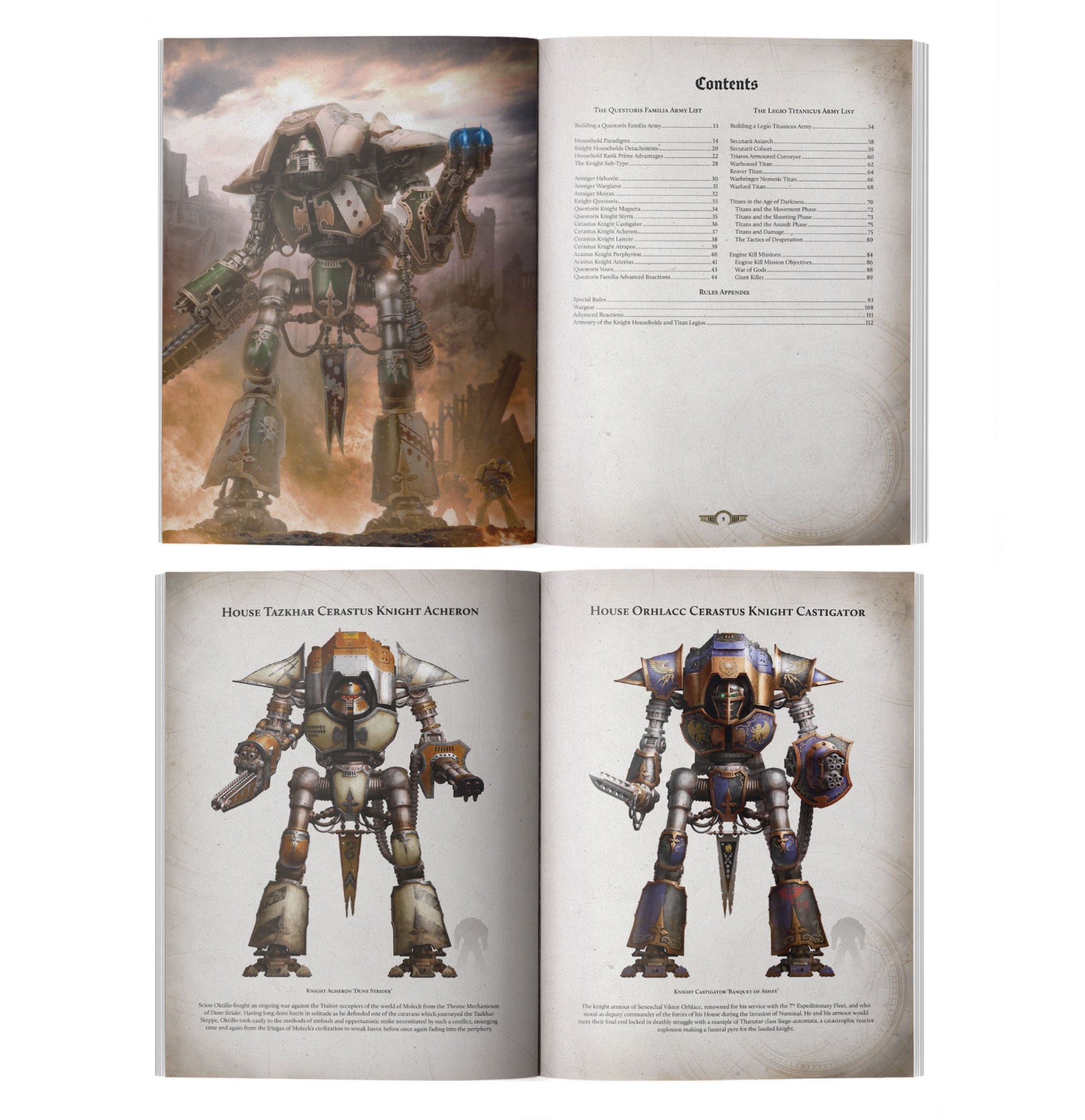 Liber Questoris: Knights and Titans Army Book