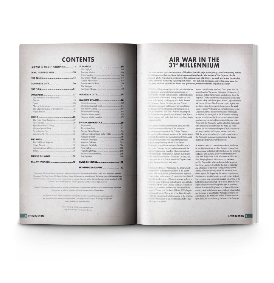 Warhammer: The Horus Heresy - Aeronautica Imperialis Rulebook