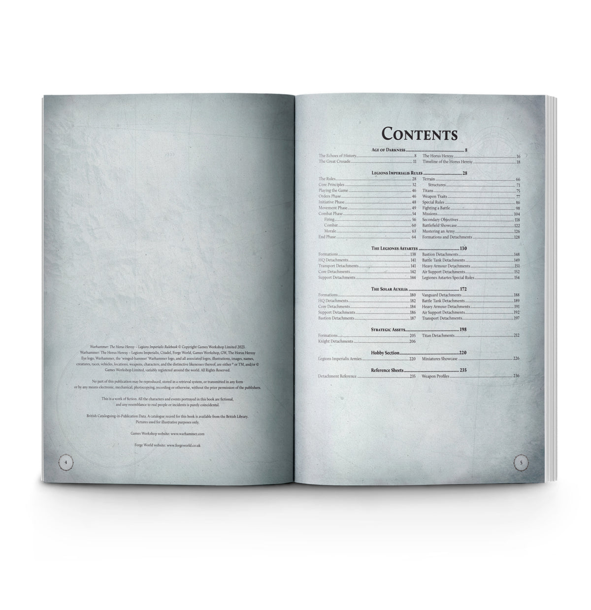 Warhammer: The Horus Heresy – Legions Imperialis Rulebook