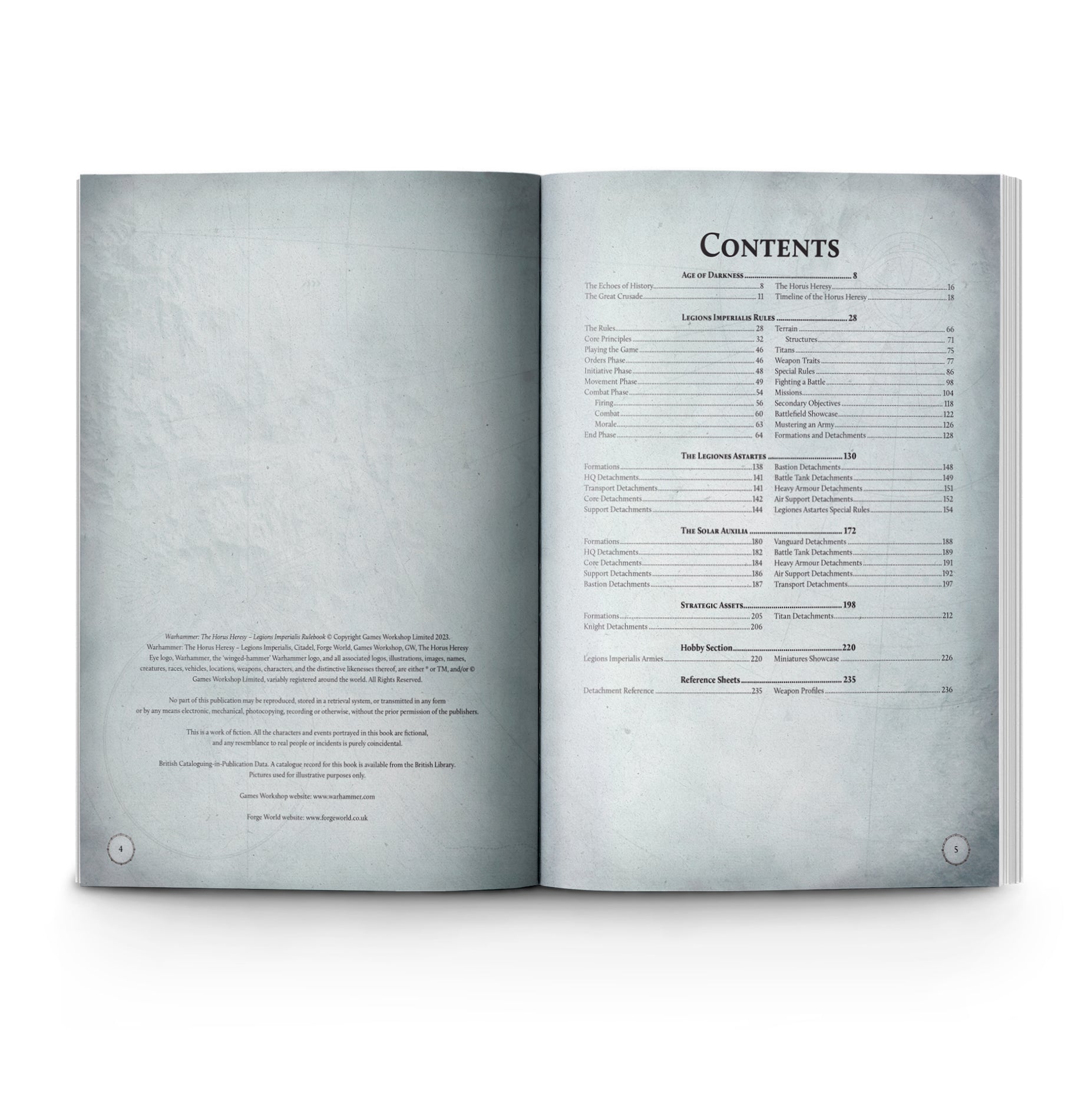Warhammer: The Horus Heresy – Legions Imperialis Rulebook