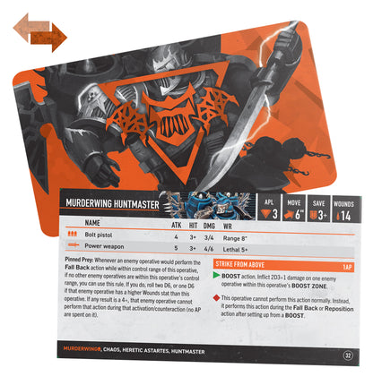 Kill Team: Murderwing – Datacards
