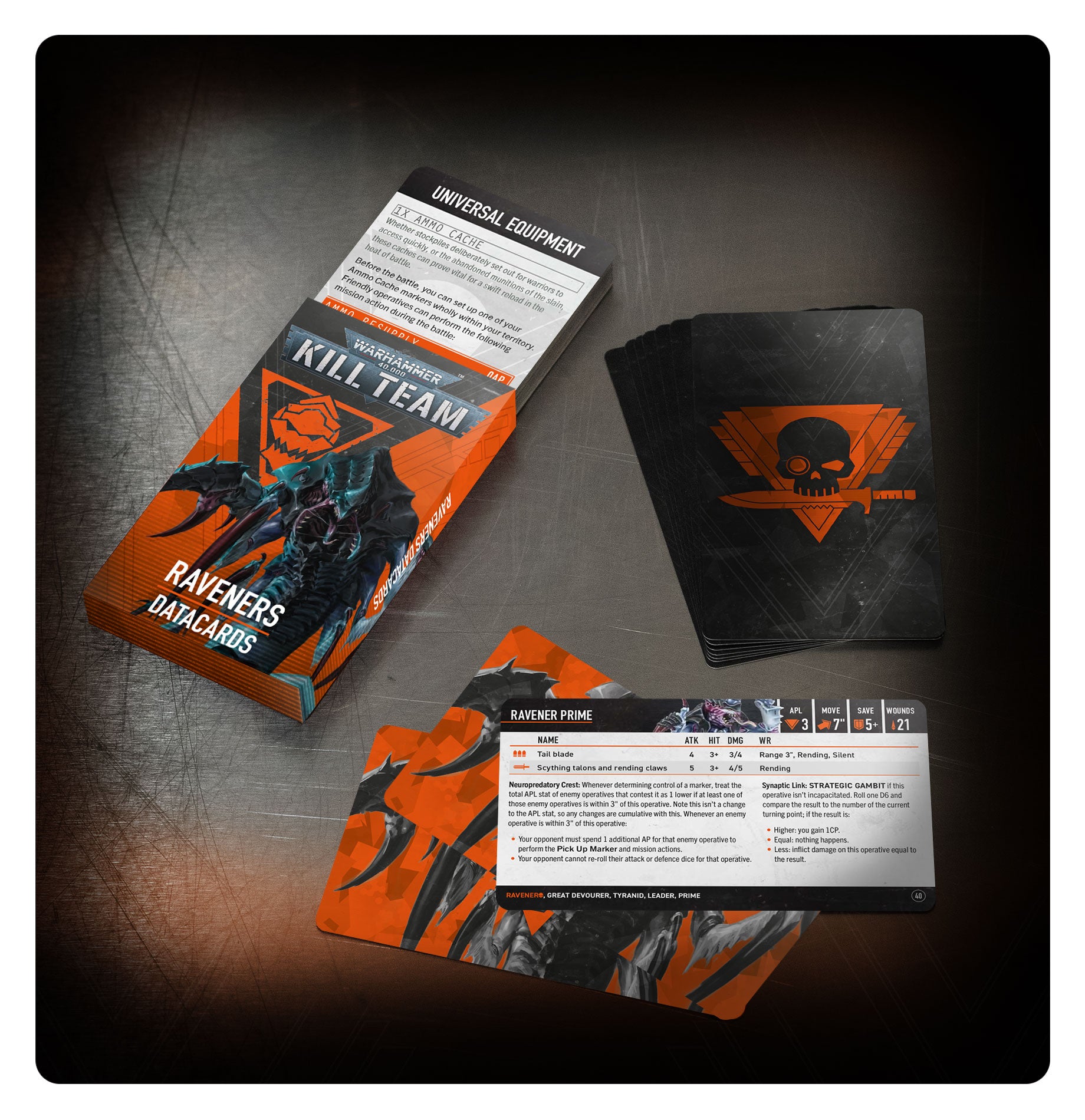 Kill Team: Raveners – Datacards