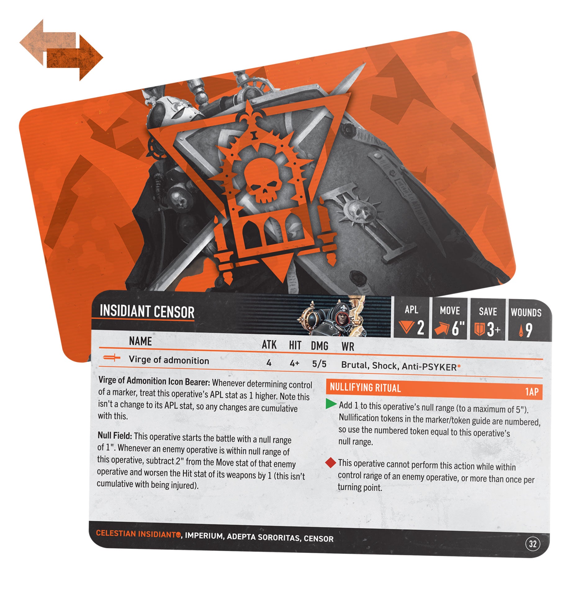 Kill Team: Celestian Insidiants – Datacards