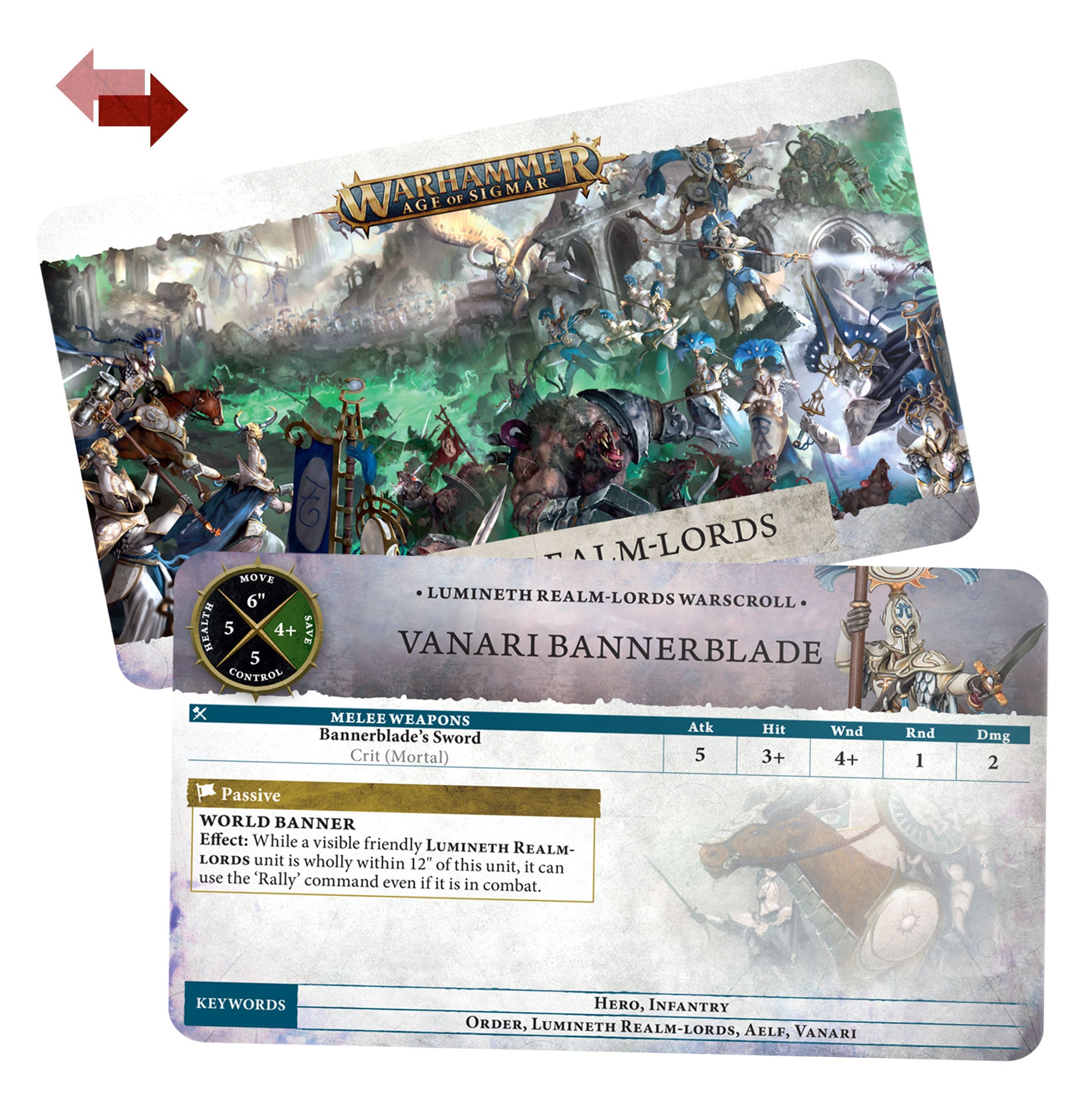 Warscroll Cards: Lumineth Realm-lords (English)