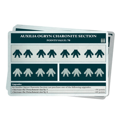 Solar Auxilia Formation and Datasheet Cards