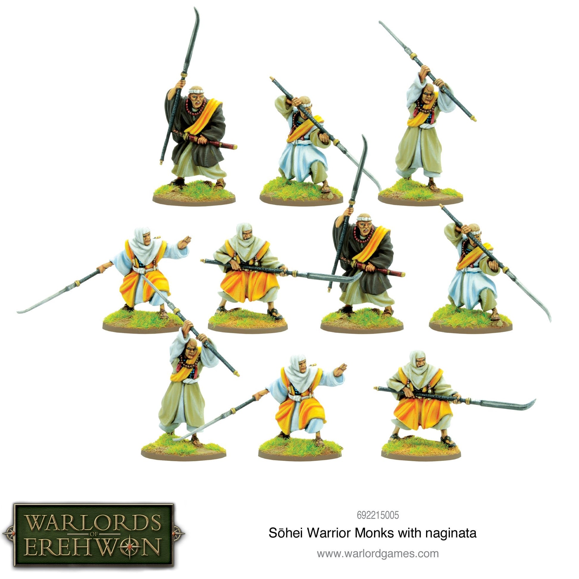 Pike & Shotte: Feudal Japan 1467-1603 - Warlord of Erehwon: Sohei Warrior Monks with naginata