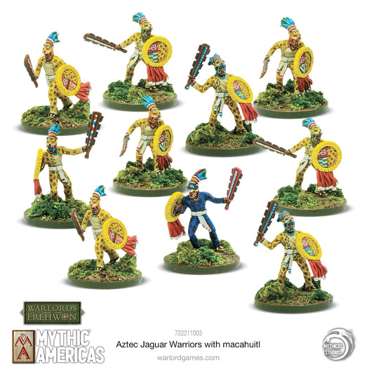 Mythic Americas: Aztecs - Aztec: Jaguar Warriors with Macuahuitl