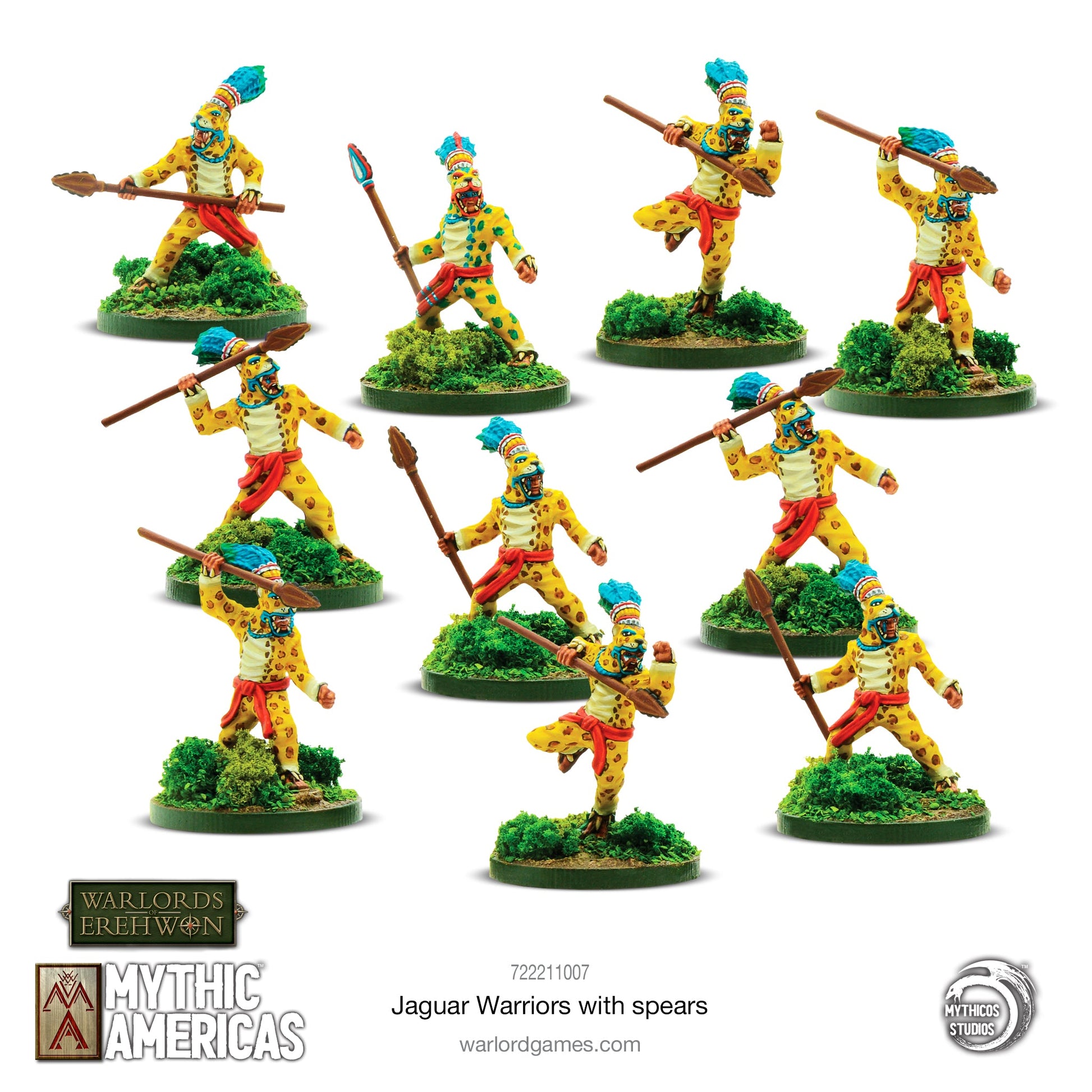 Mythic Americas: Aztecs - Aztec: Jaguar Warriors with spears