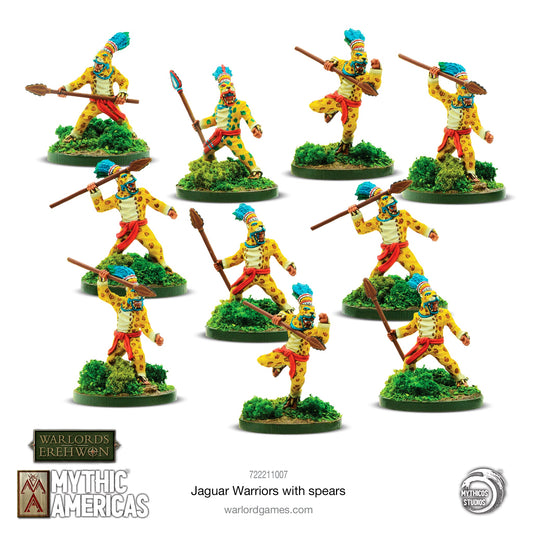 Mythic Americas: Aztecs - Aztec: Jaguar Warriors with spears