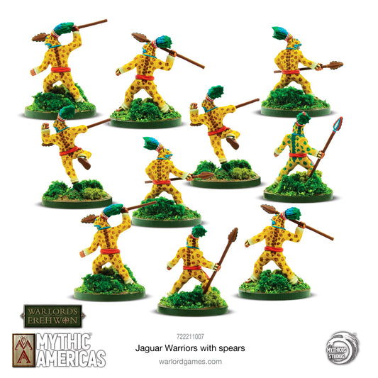 Mythic Americas: Aztecs - Aztec: Jaguar Warriors with spears