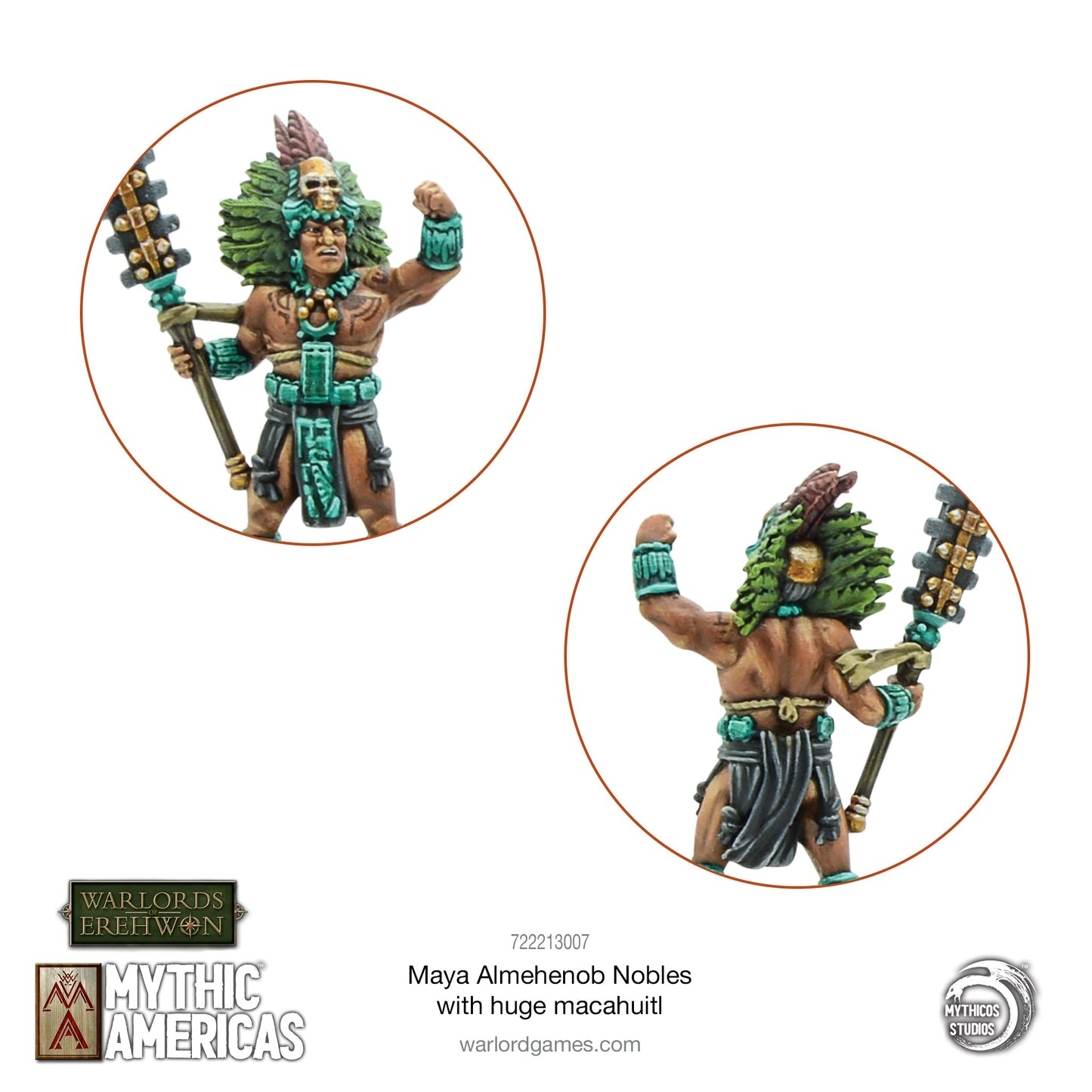 Mythic Americas: Maya - Maya: Almehenob Nobles With Huge Macuahuitl