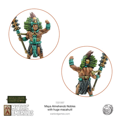 Mythic Americas: Maya - Maya: Almehenob Nobles With Huge Macuahuitl