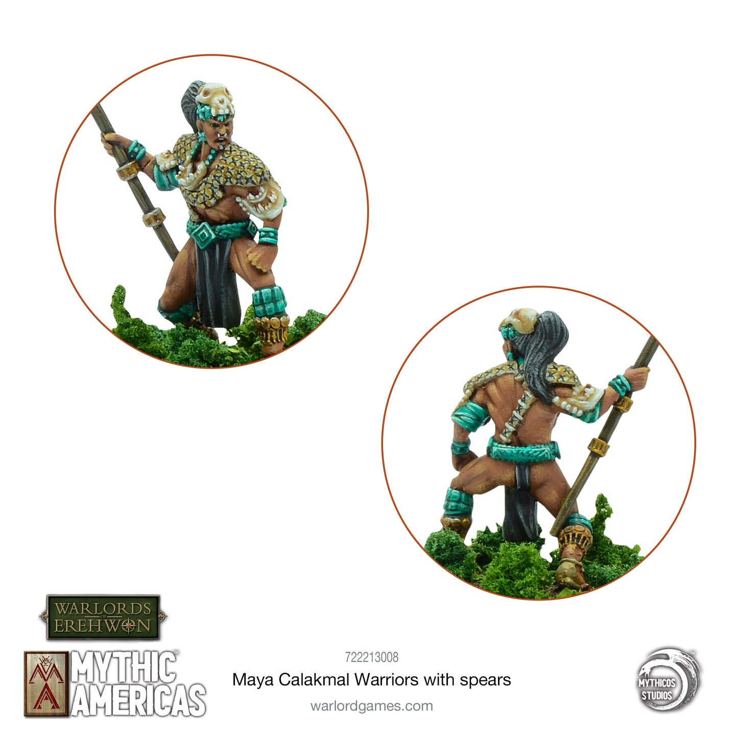 Mythic Americas: Maya - Maya: Calakmal Warriors With Spears