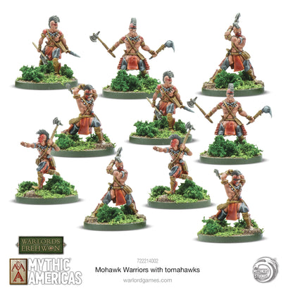 Mythic Americas: Tribal Nations - Nations: Mohawk Warriors with Tomahawks